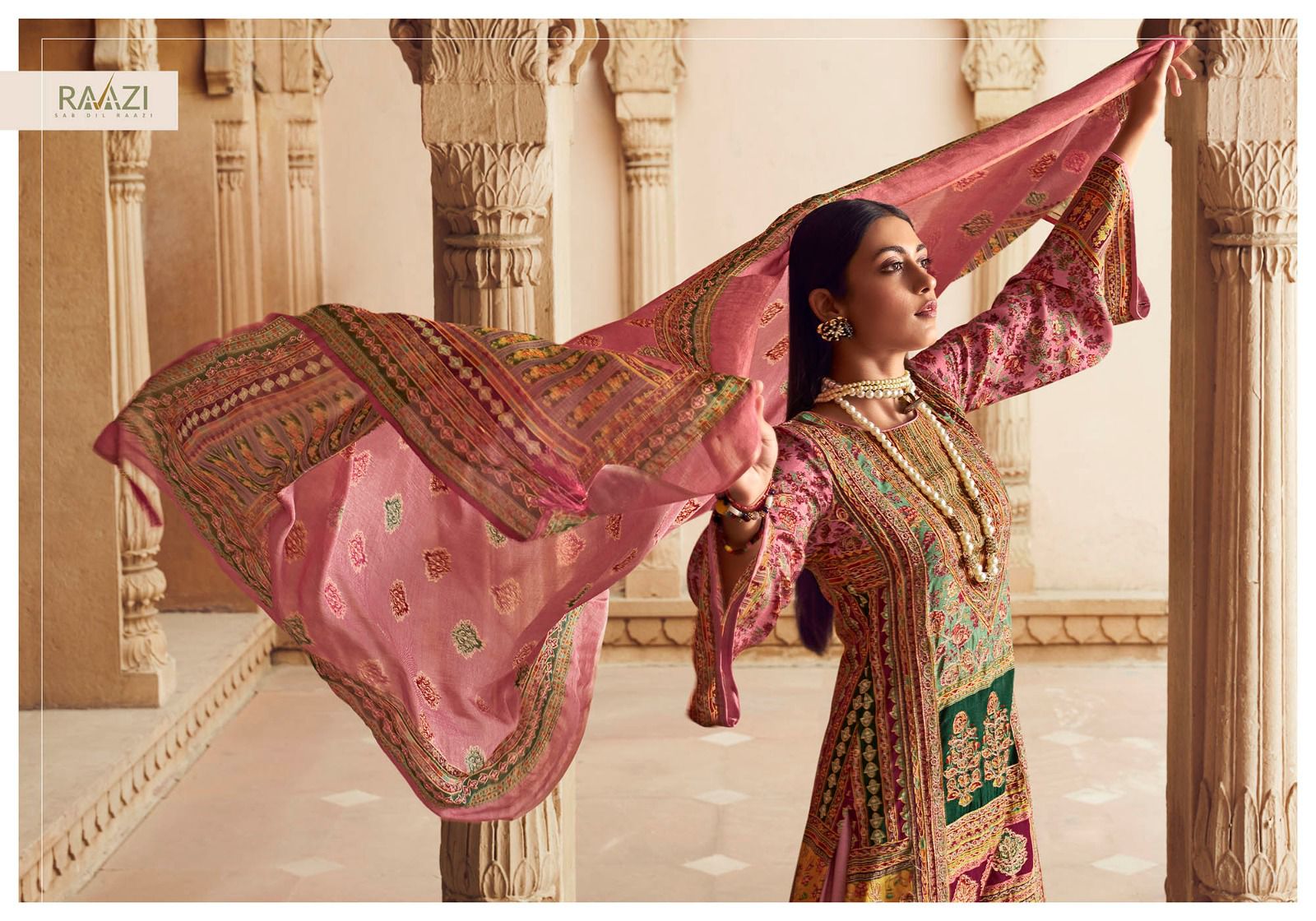 Rama Raazi Falak Handwork Designer Salwar Suits Collection